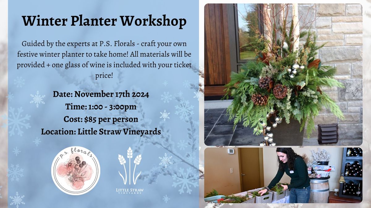 Festive Winter Planter Workshop