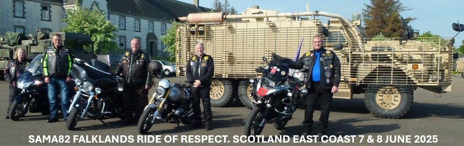 SAMA82 - FALKLANDS RIDE OF RESPECT 2025. SCOTLAND EAST COAST