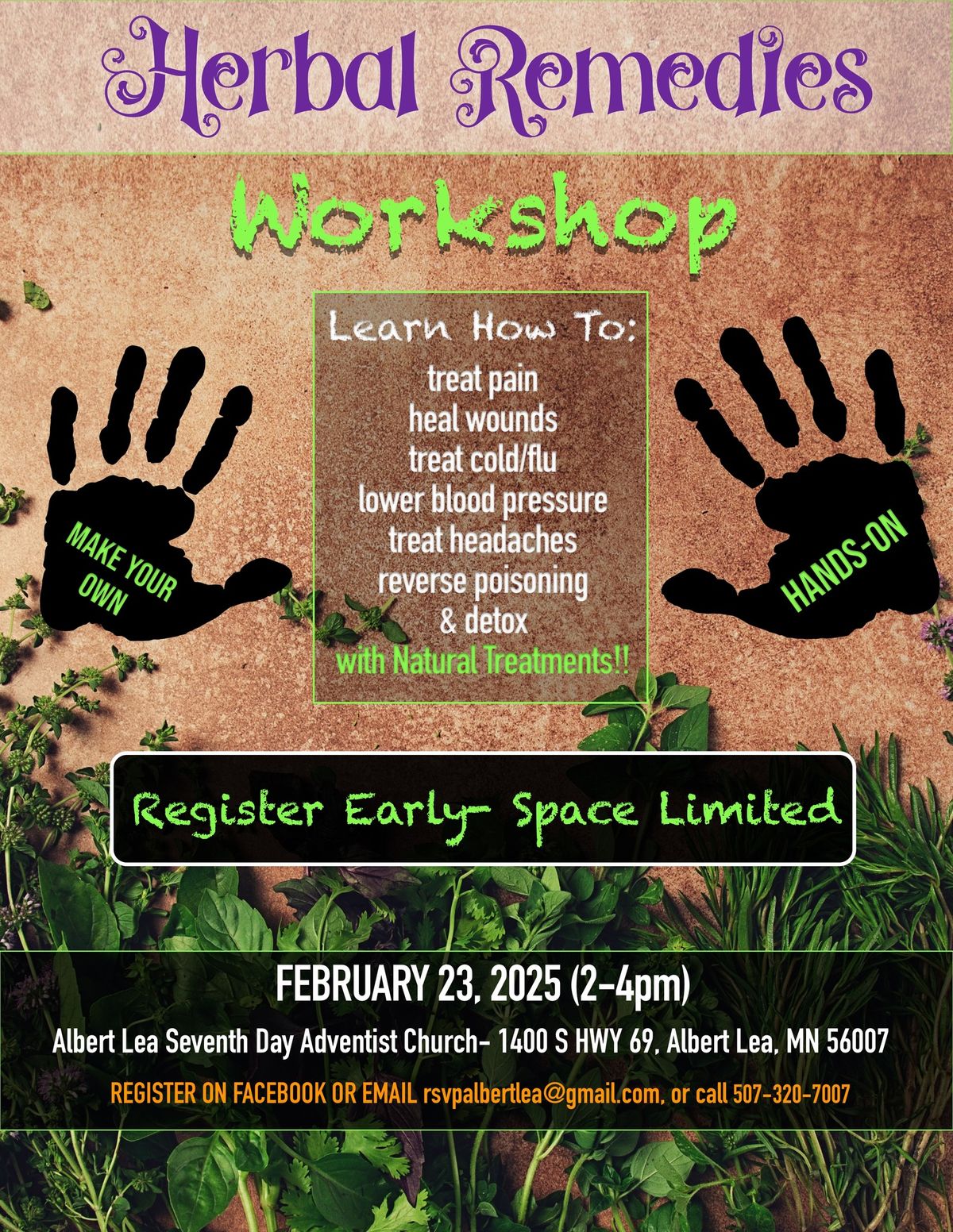 Hands-On Herbal Remedies Workshop!