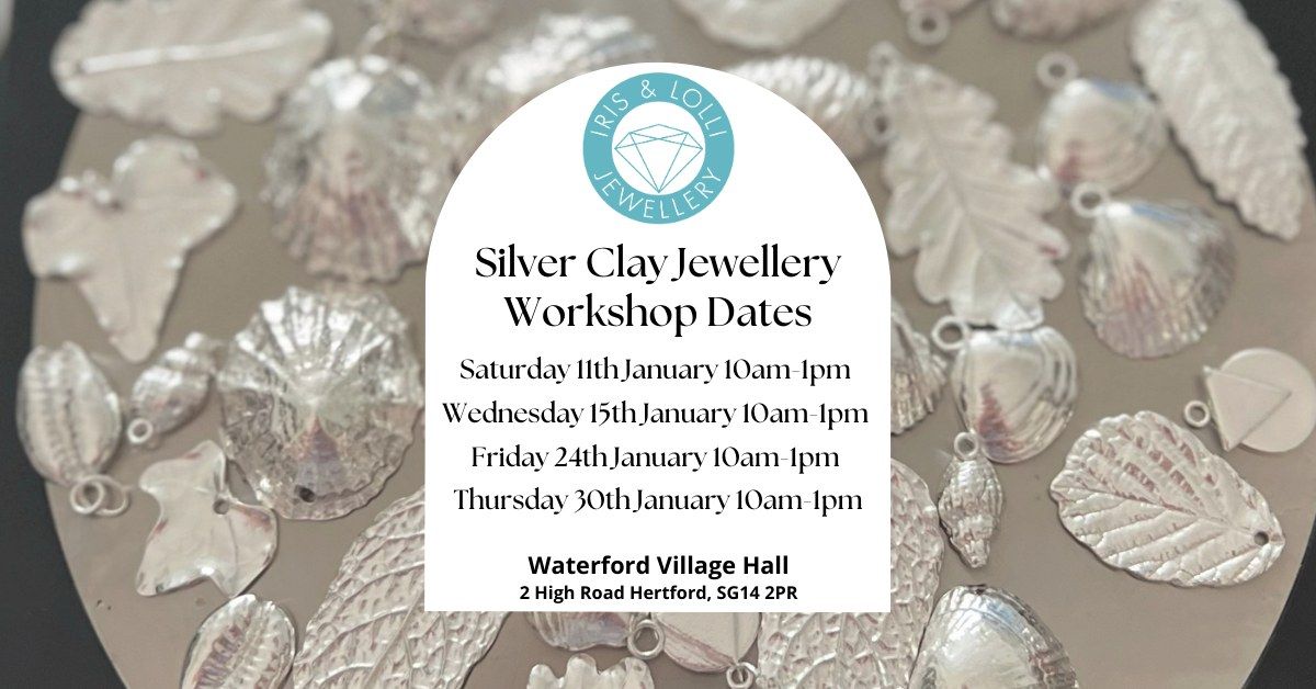 Silver Clay Jewellery Workshops - January Various Dates!