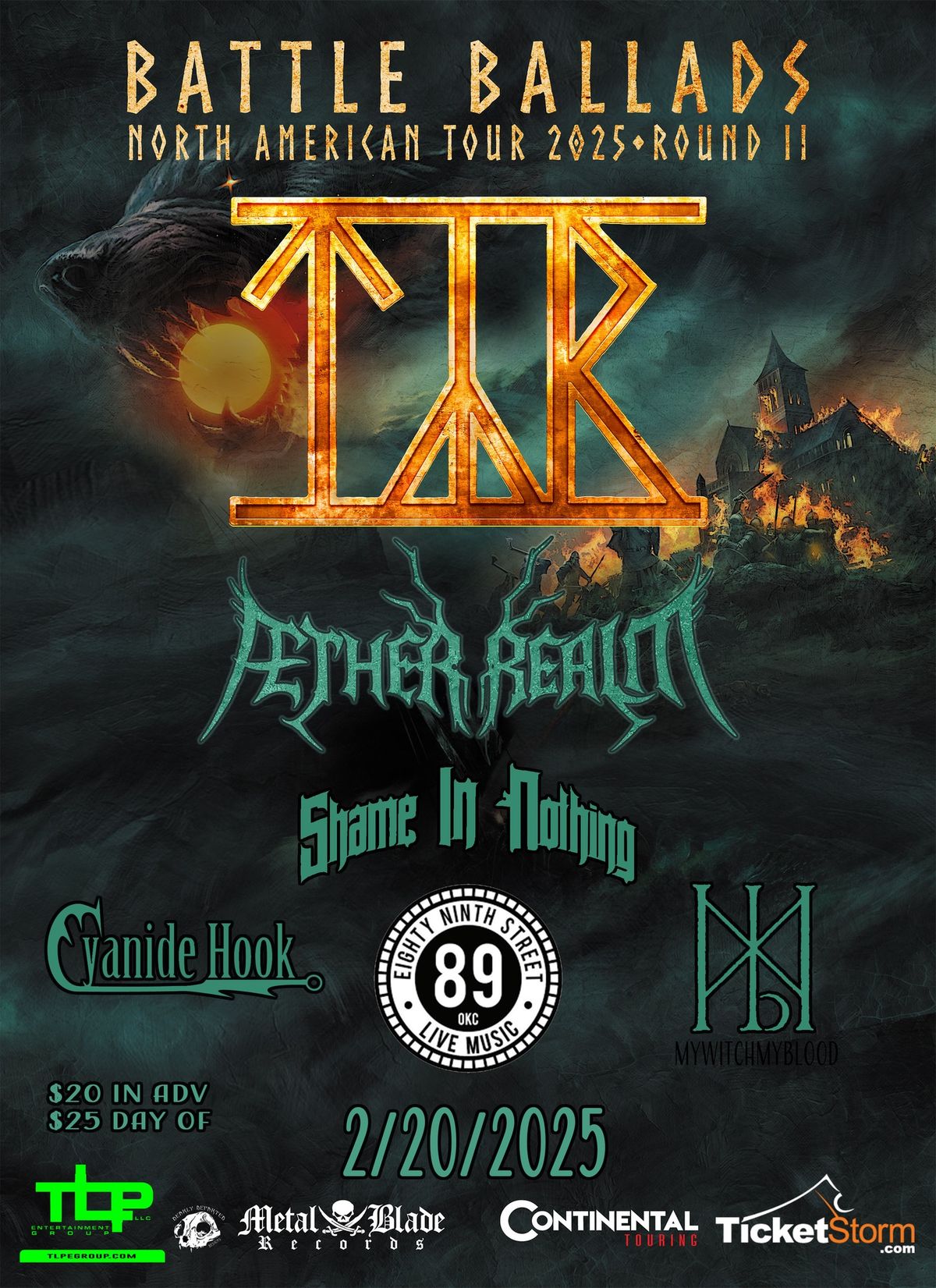 Battle Ballads Tour: TYR & Aether Realm