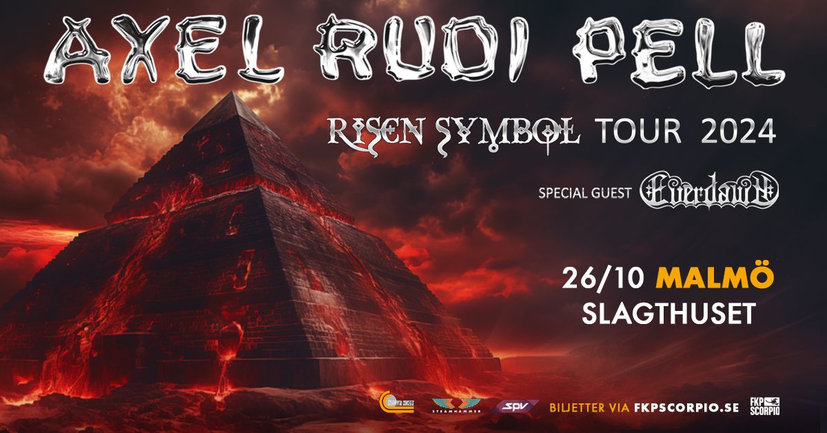 Axel Rudi Pell + support: Fighter V | Malm\u00f6