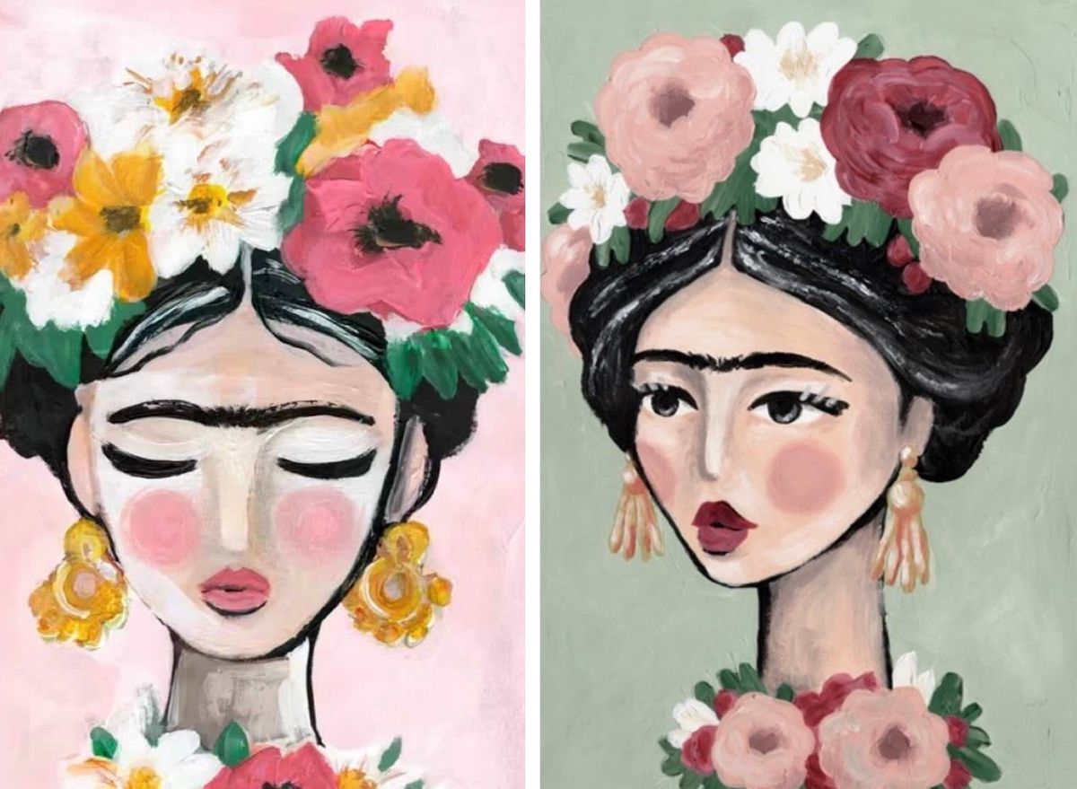 Paint & Prosecco - Frida Kahlo  