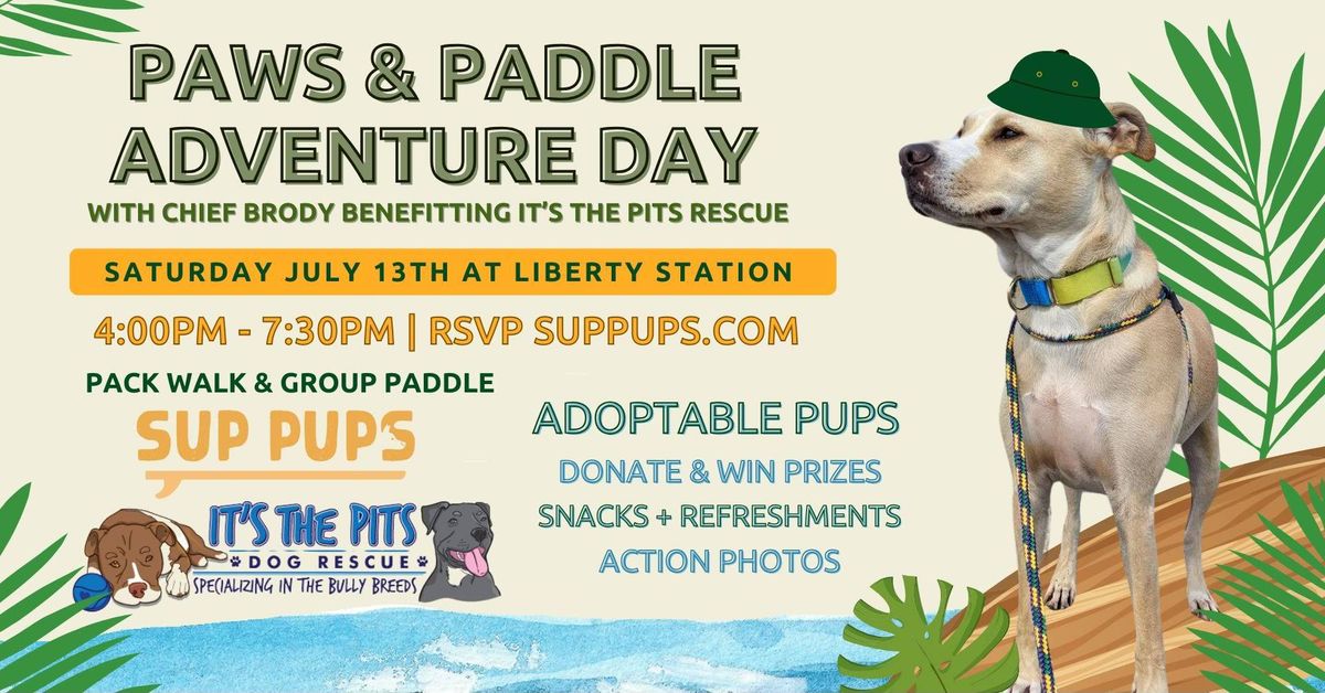 Paws and Paddle Adventure Day benefiting It's the Pits Rescue 
