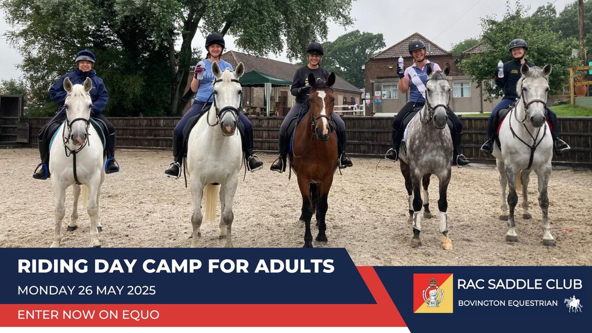 RACSC Riding Day Camp for Adults