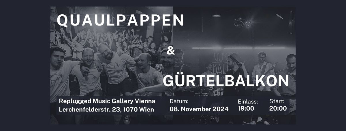 Quaulpappen & G\u00fcrtelbalkon live im Replugged