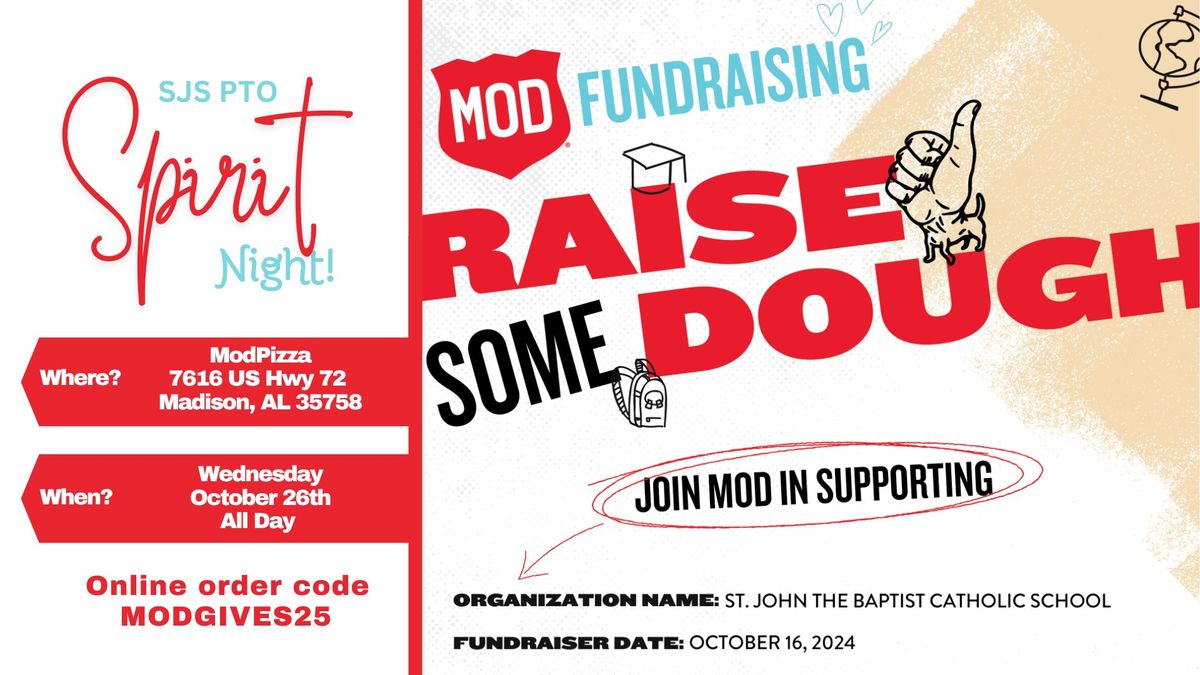 Mod Pizza Spirit Night