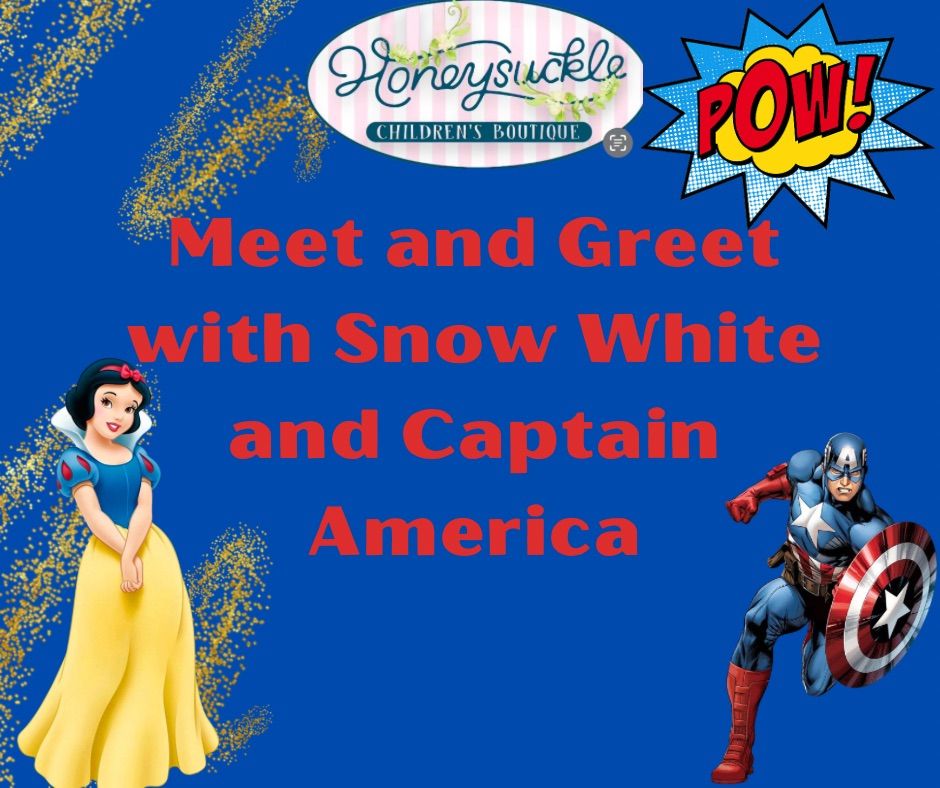 Snow White\/Captain America Meet & Greet + Fairy Hair!