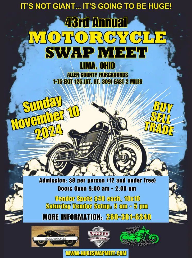 43rd Annual Lima, Ohio Motorcycle Swap Meet