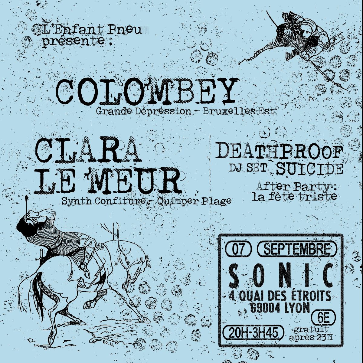 COLOMBEY + CLARA LE MEUR au SONIC