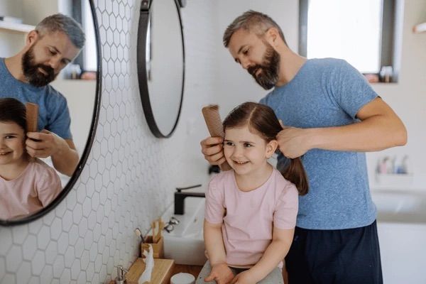 Daddy Daughter Hair Class 