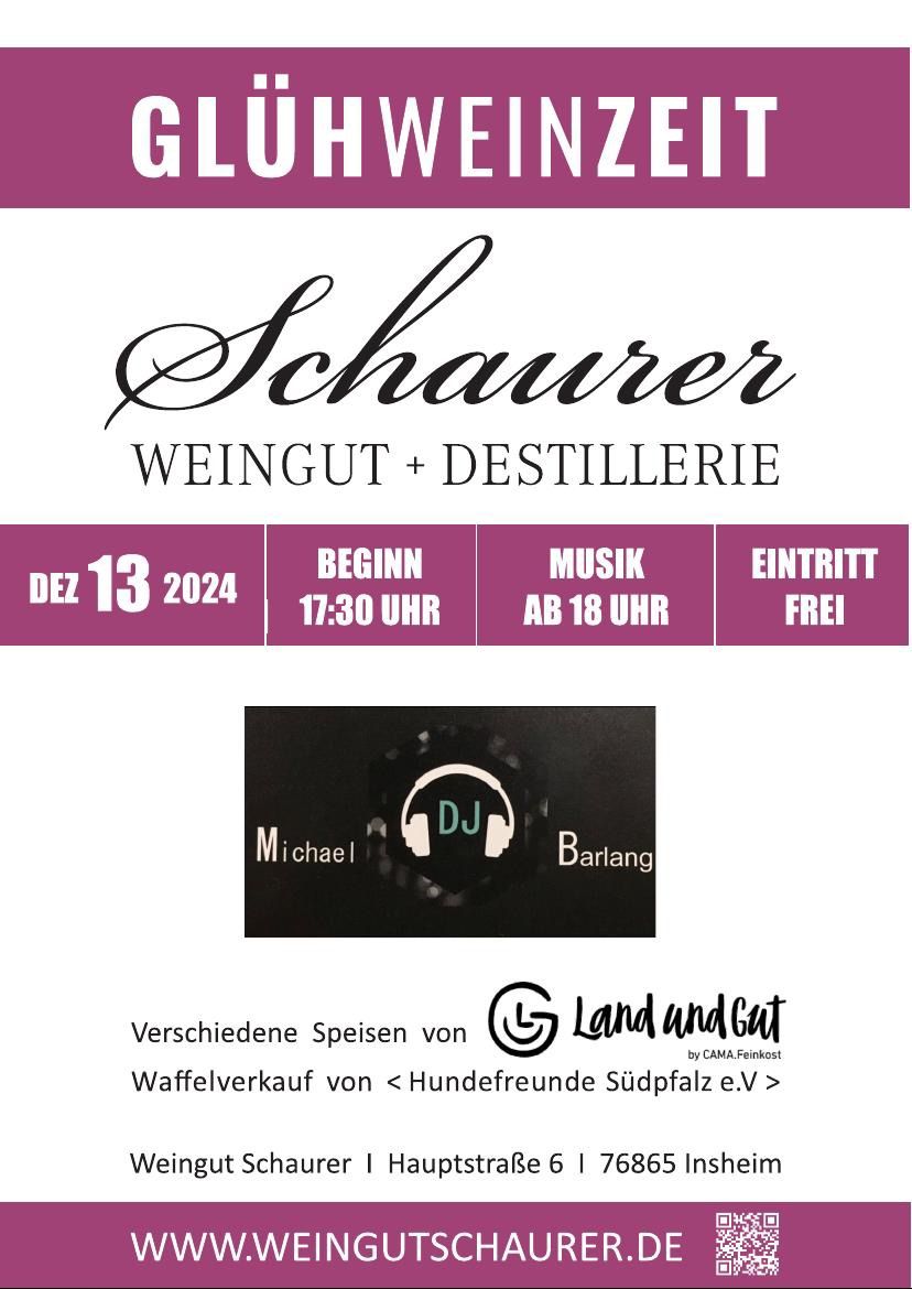 Gl\u00fchWeinZeit mit DJ Michael Barlang