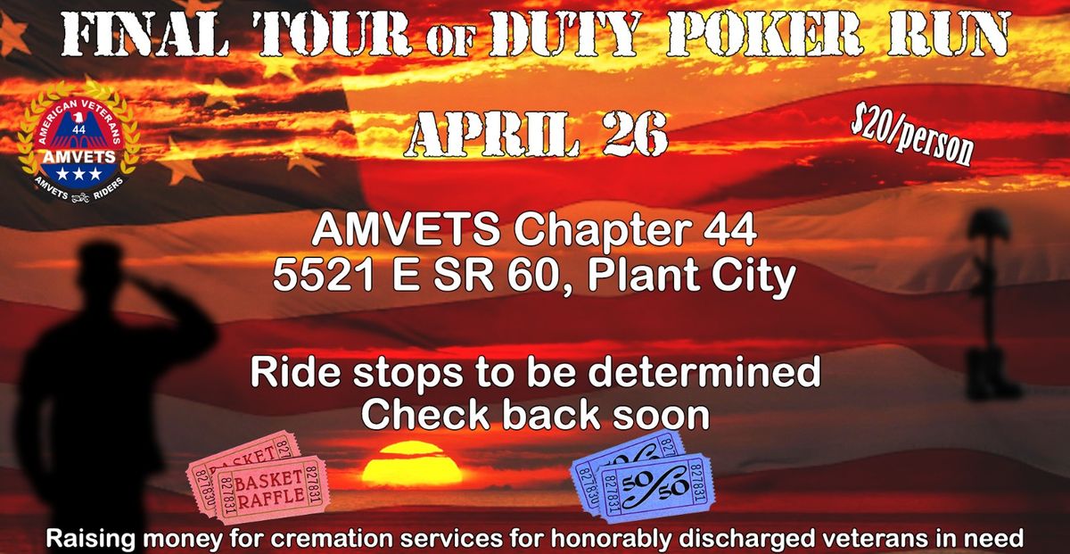 MVMA - Florida1 Supporting Final Tour of Duty Poker Run