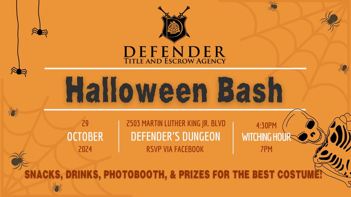 Defender Title's Annual Halloween Bash