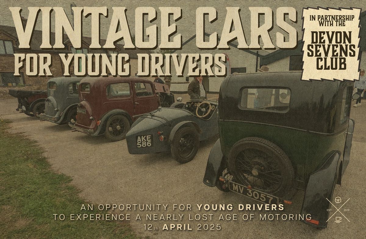 Vintage Cars for Young Drivers Day in partnership with the Devon Sevens