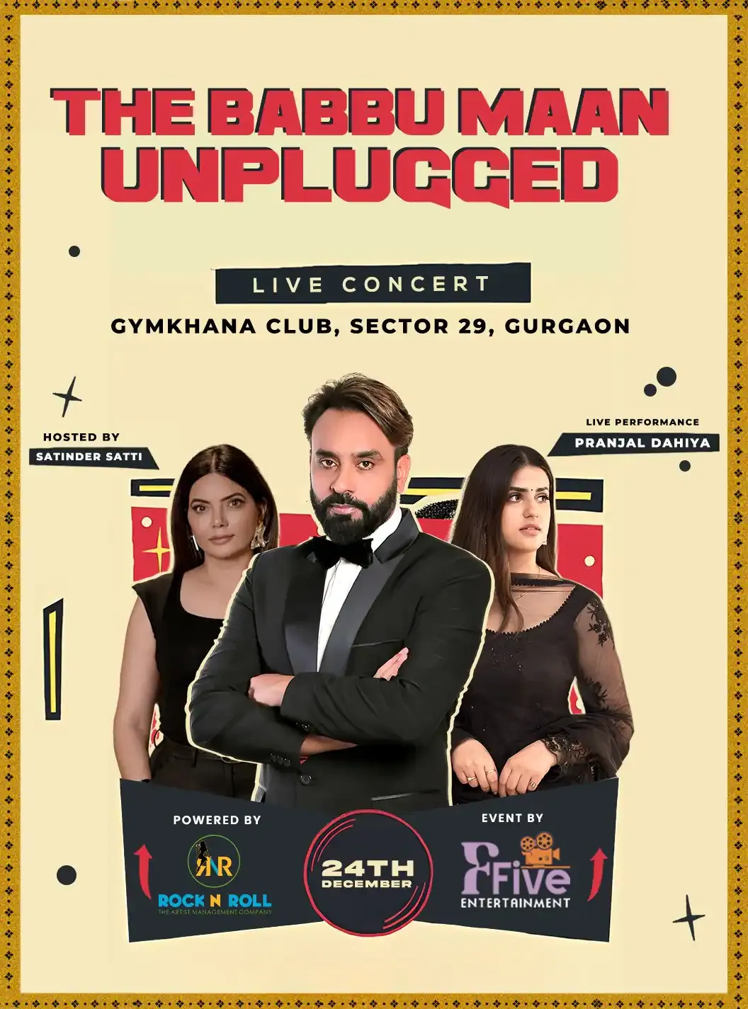 The Babbu Maan Unplugged Music event Tickets Delhi NCR