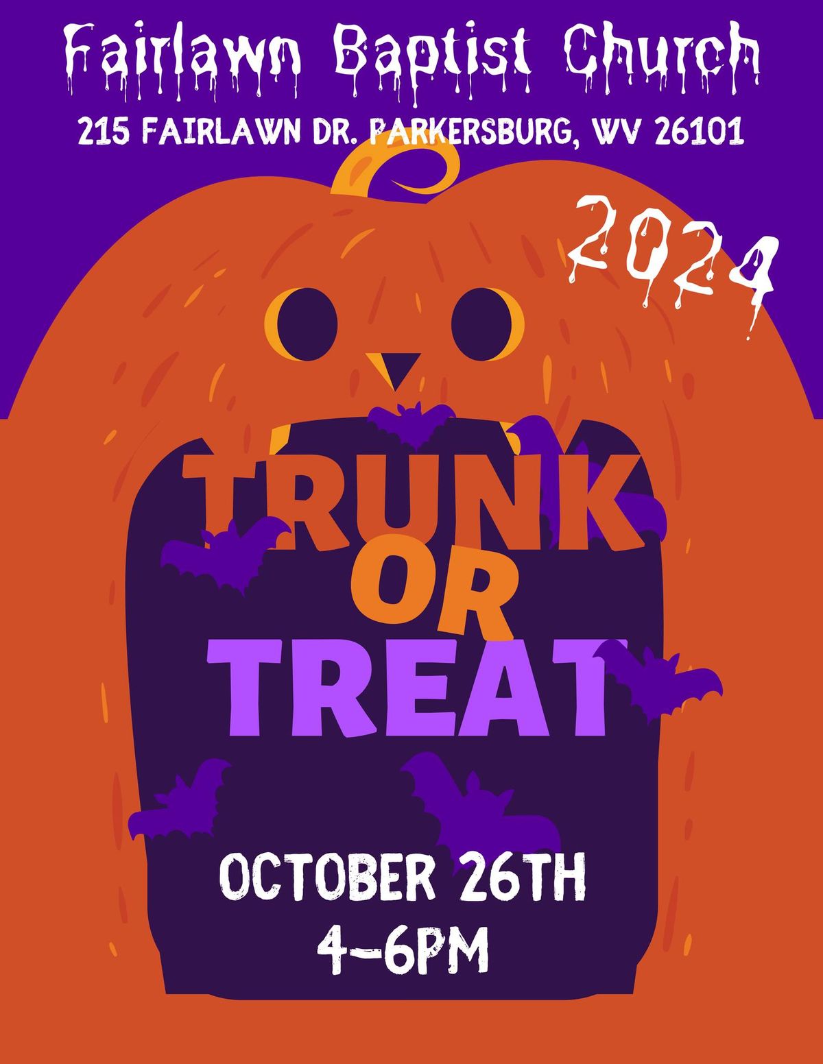 Fairlawn Baptist Church Trunk or Treat