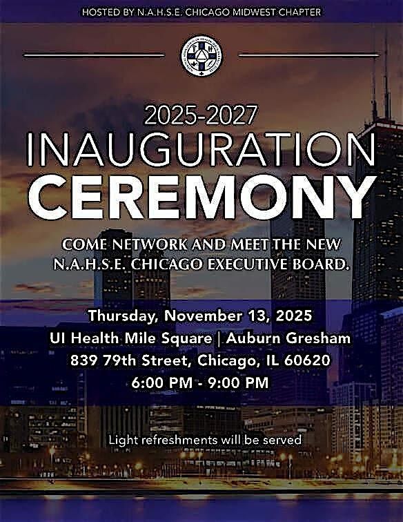 2025-2027 N.A.H.S.E. Chicago Inauguration Ceremony