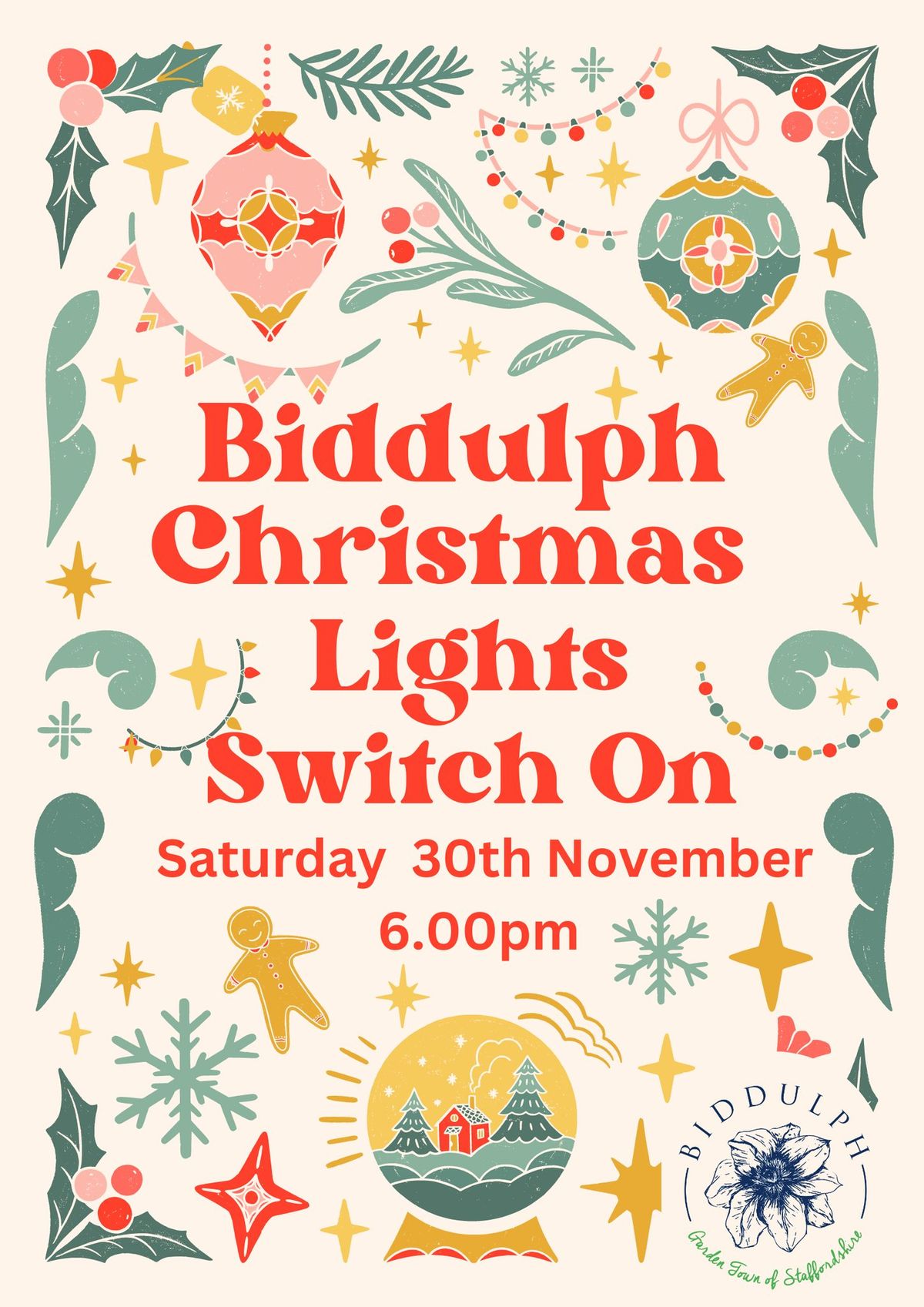 Biddulph Christmas Lights Switch On - Save the Date