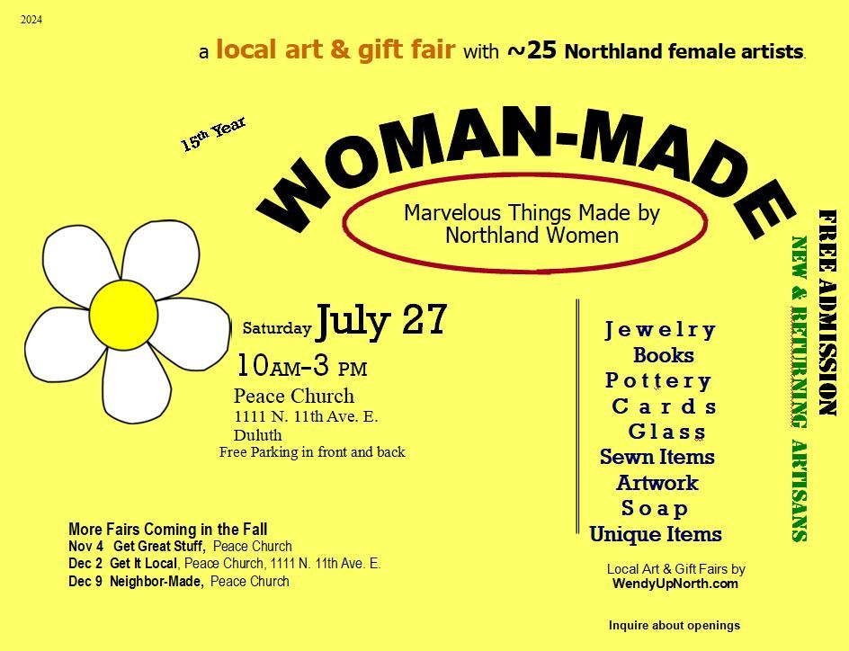 Woman-Made Local art & gift fair 