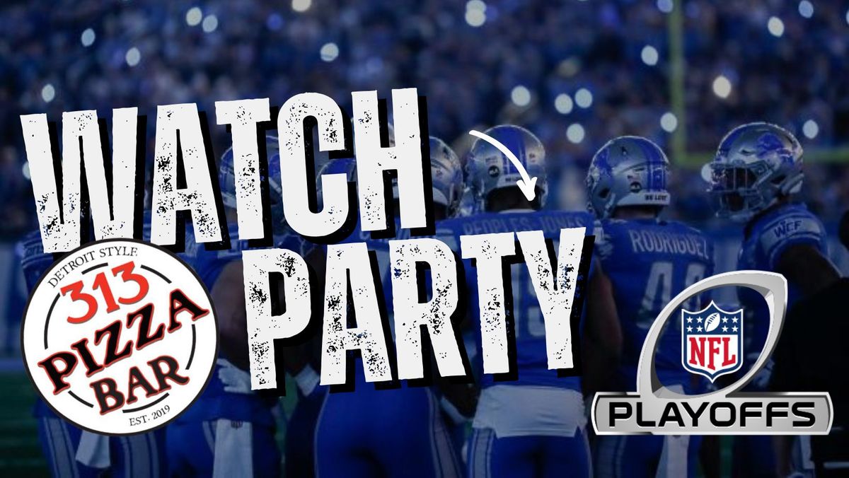 NFL Playoffs Watch Party! Lions vs Commanders