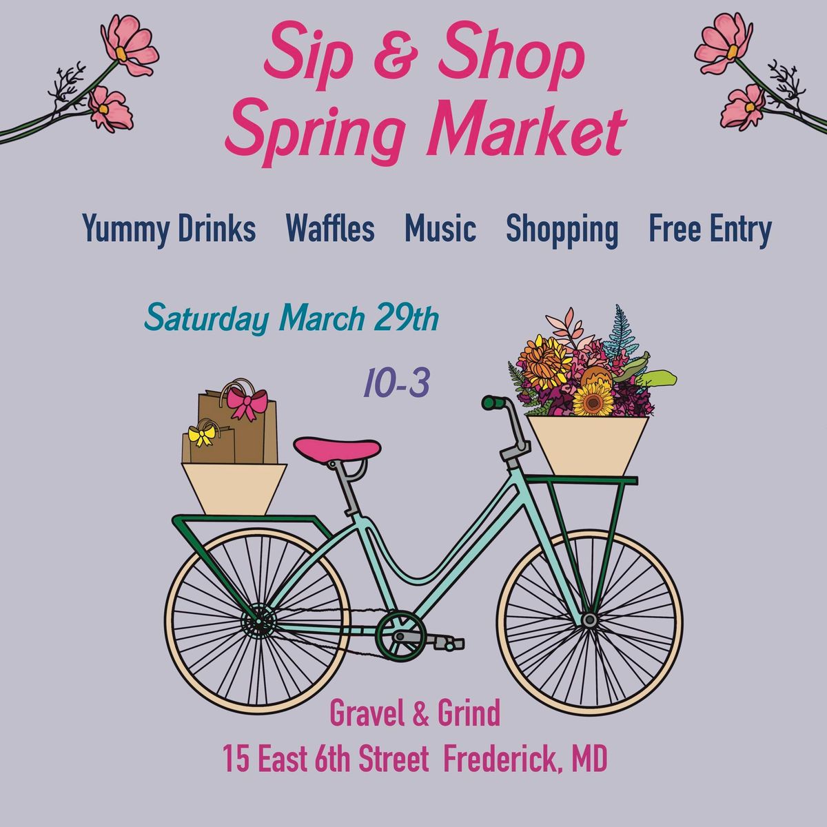 Spring Sip & Shop Market