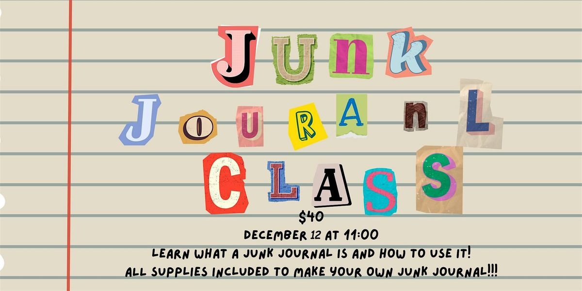 Junk Journal Workshop with FindingKelli