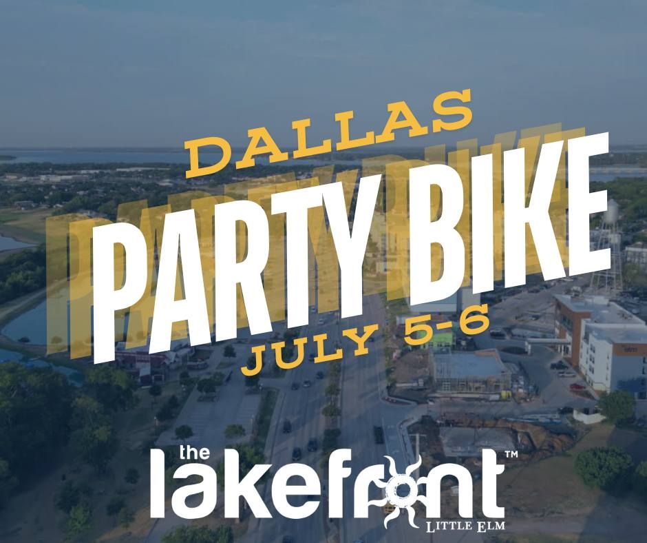 Dallas Party Bike - Lakefront Pub Crawl