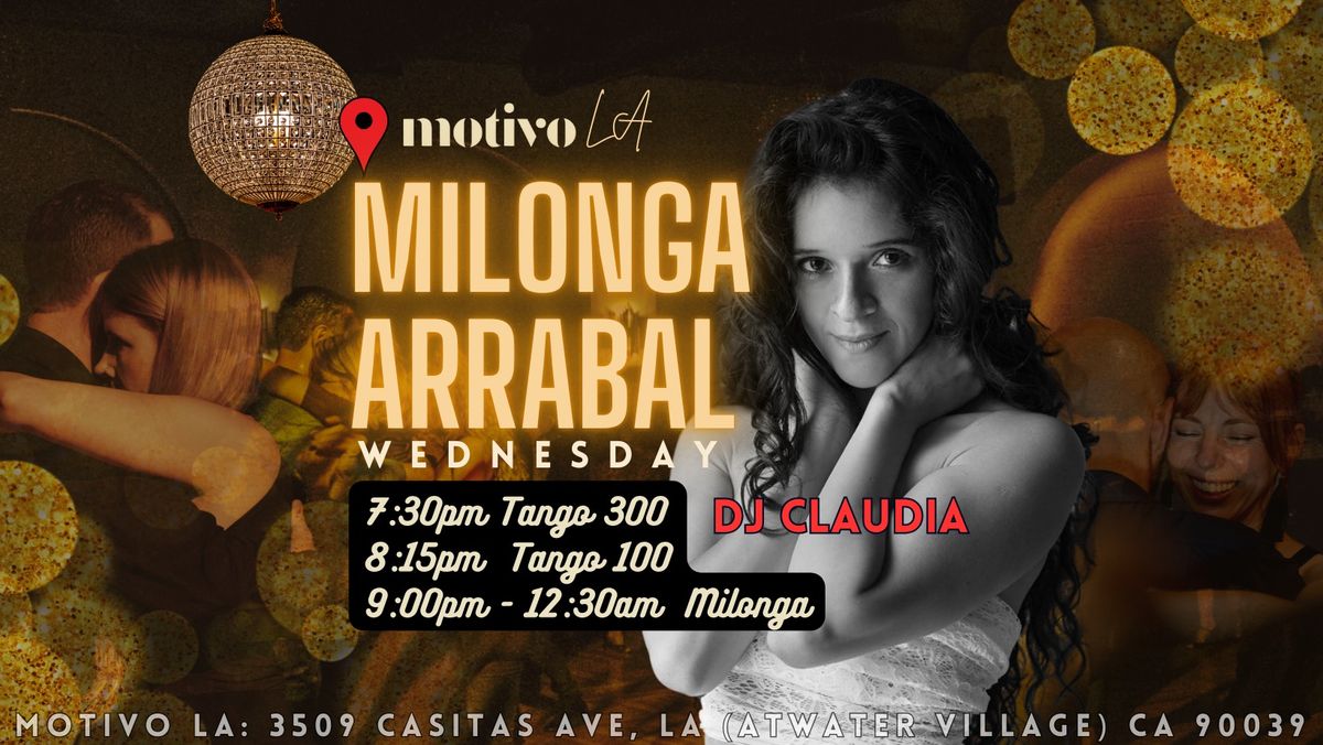 Milonga Arrabal w DJ Claudia