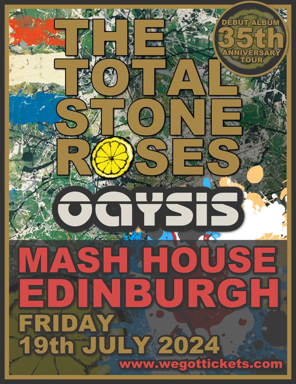 The Total Stone Roses & Oaysis Live in Edinburgh