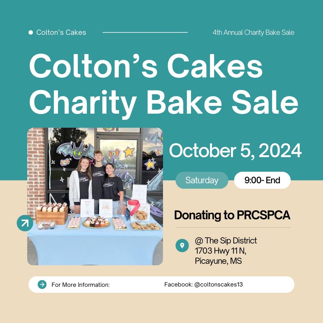 Colton's Cakes 4th Annual Charity Bake Sale