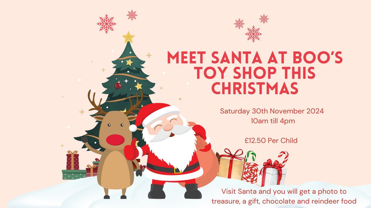 Meet Santa At Boo's Toy Shop This Christmas 