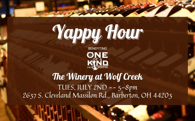 Yappy Hour at Wolf Creek!