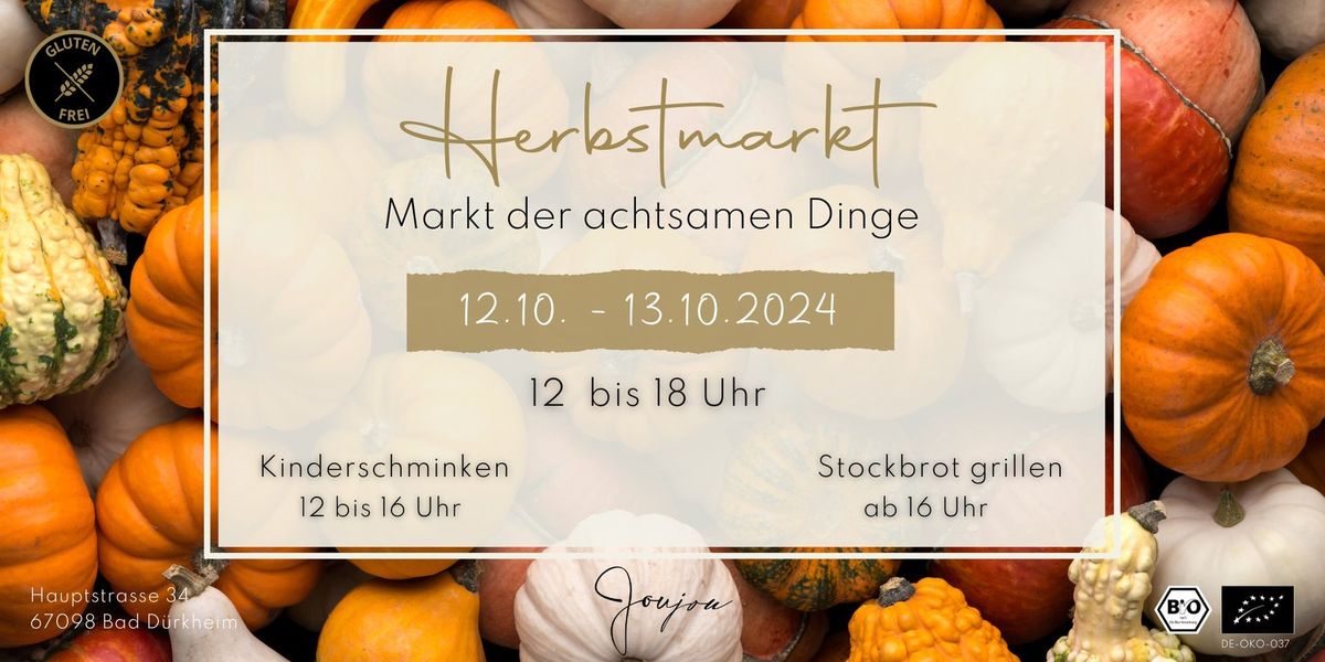 Joujou Herbstmarkt - Markt der achtsamen Dinge