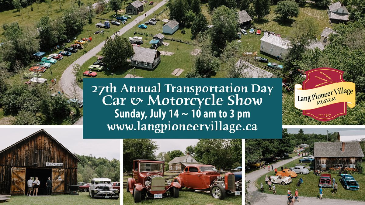 27th Annual Transportation Day Car & Motorcycle Show