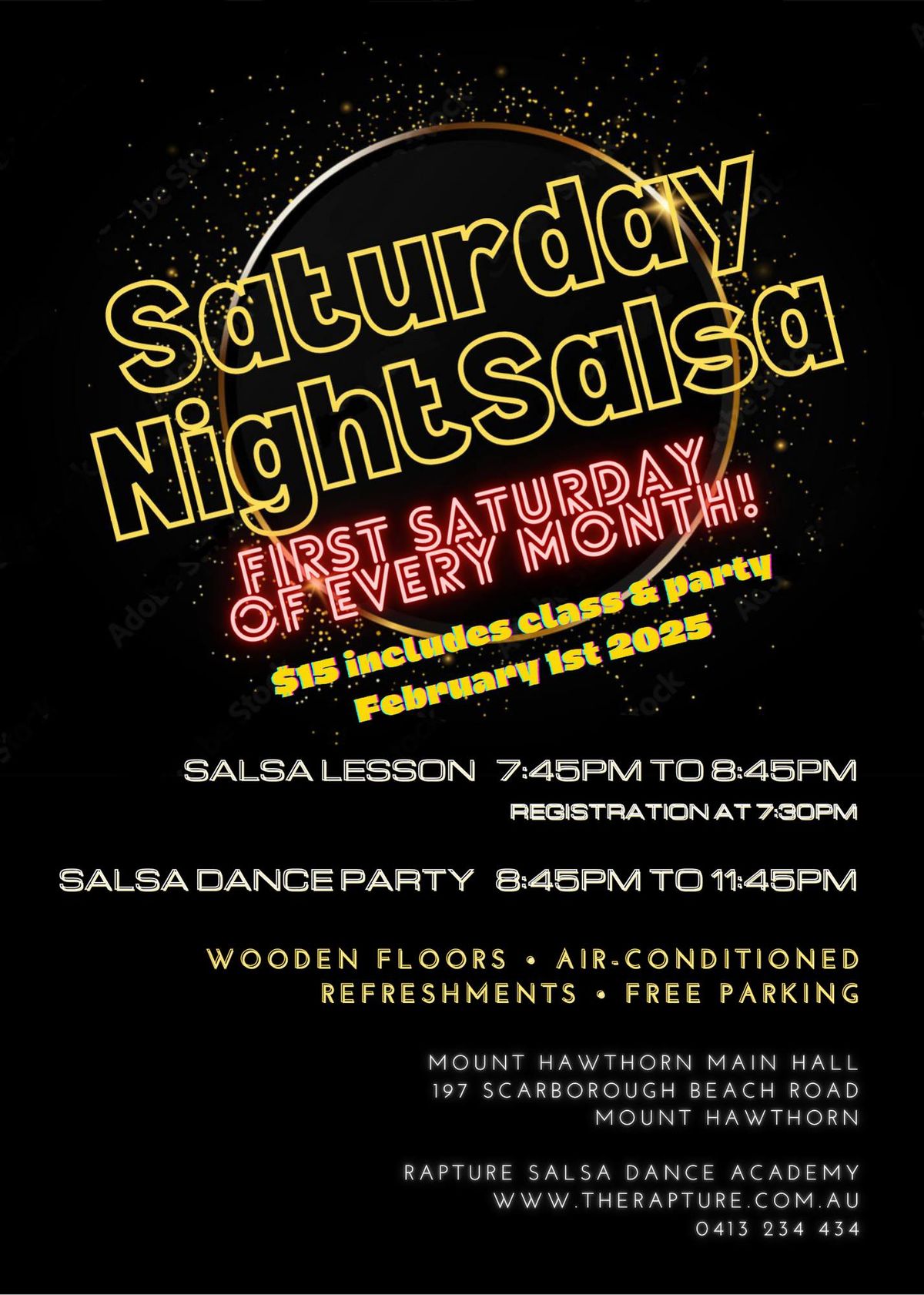 Saturday Night Salsa - February 1st Edition