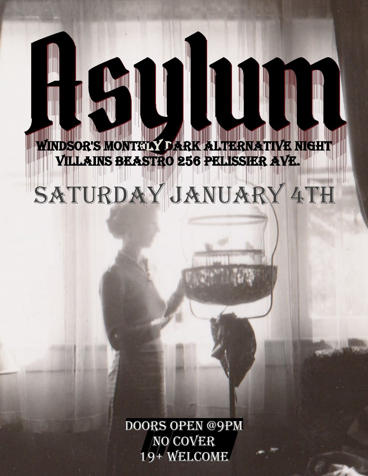 Asylum: Windsor's Dark Alternative night!