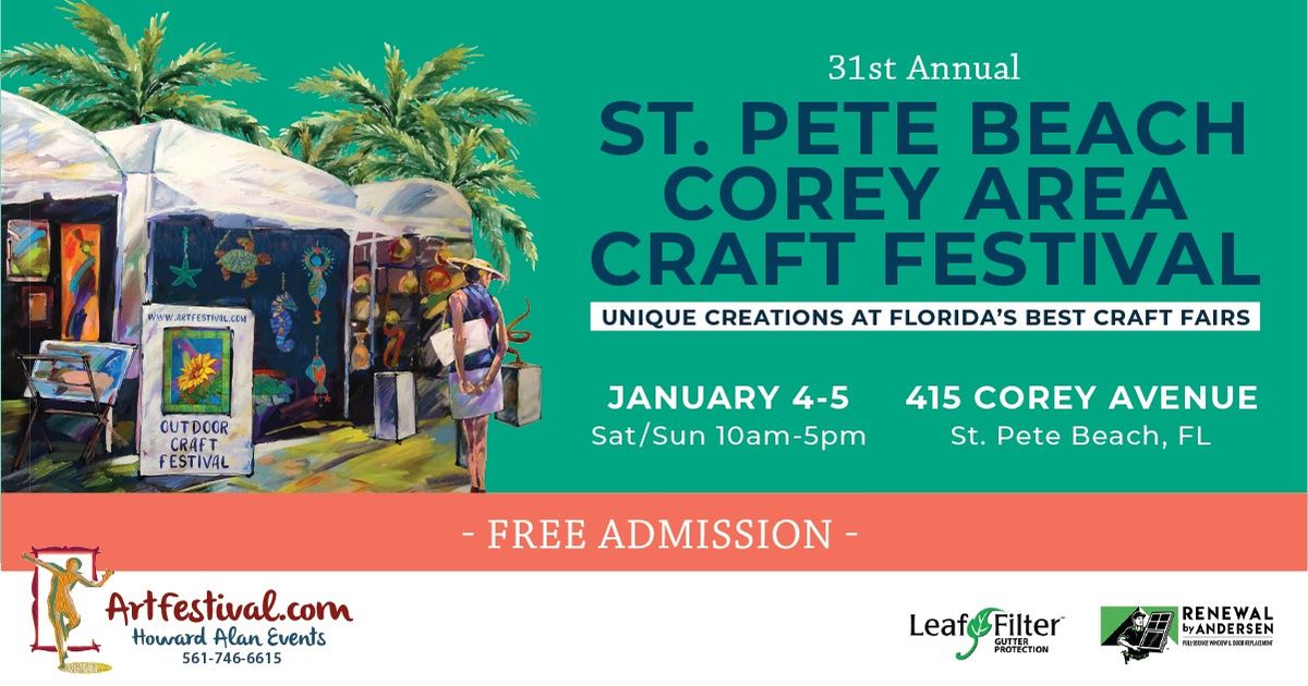 31st Annual St. Pete Beach Corey Area Craft Festival