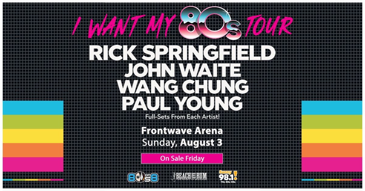 Rick Springfield: I Want My 80s Tour