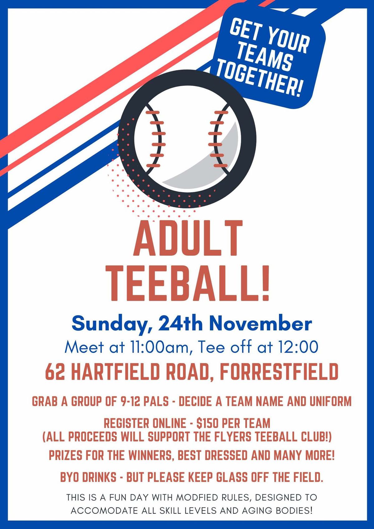 ADULT TEEBALL IS BACK