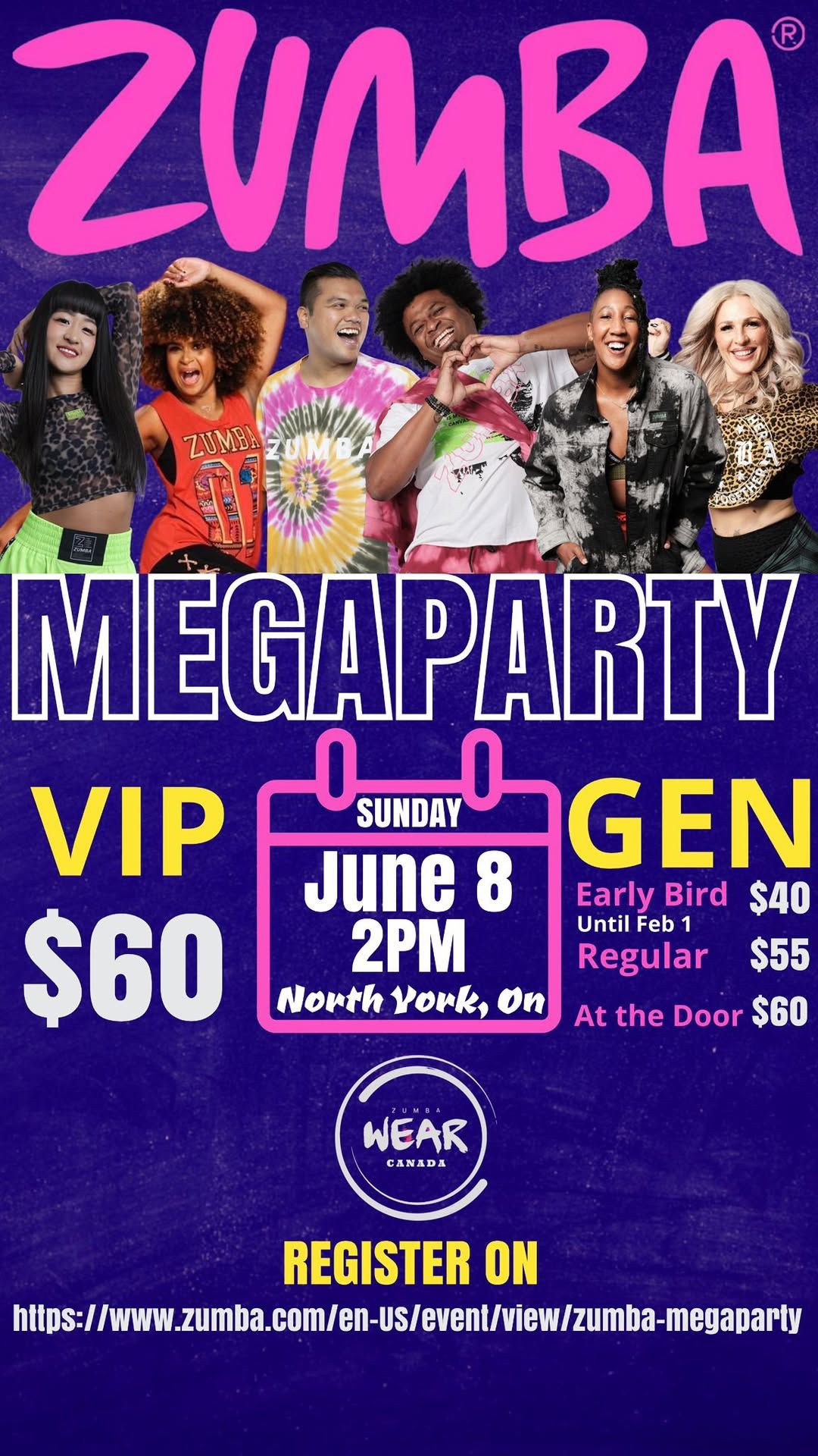 2025 Mega Party Zumba\u00ae\ufe0fMasterclass feat ZJ\u2122\ufe0f Arisa, Marlex, Anna; Zin\u2122\ufe0f Sheila & Morgan; ZES Ricardo