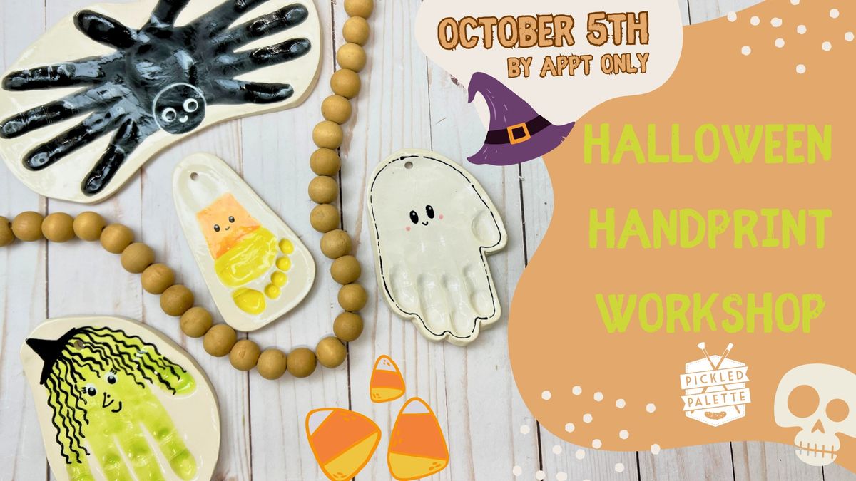 Halloween Clay Handprint\/Footprint Workshop | By Appt Only 