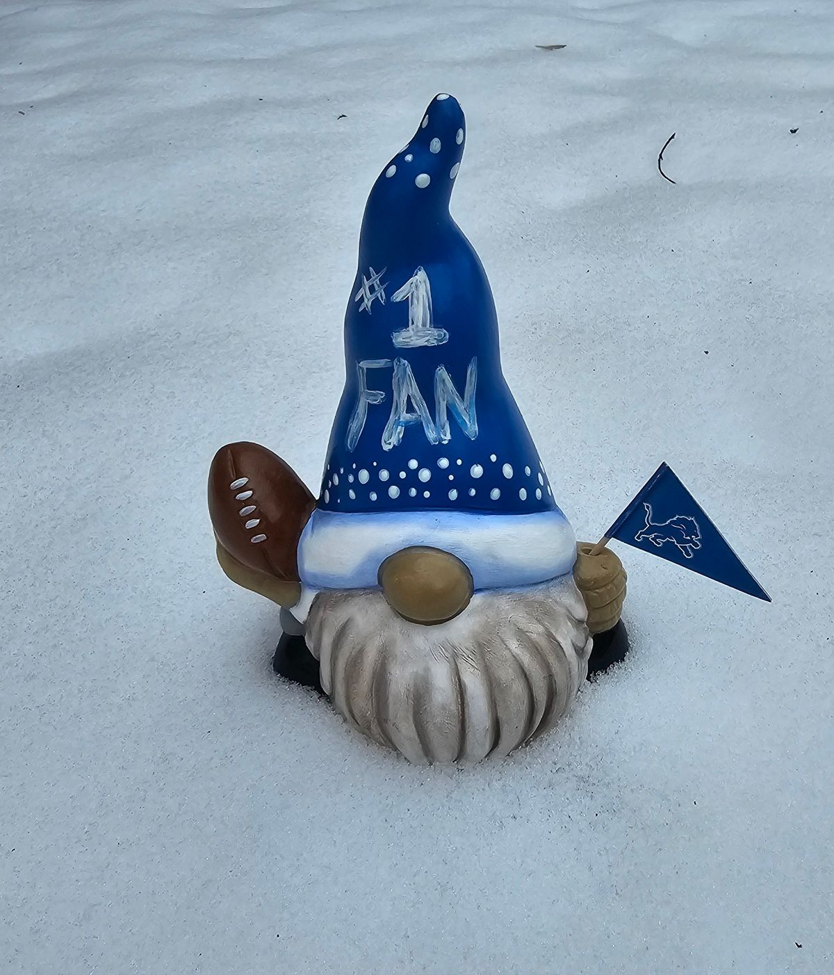 Detroit Football Gnome Make and Take Ceramic