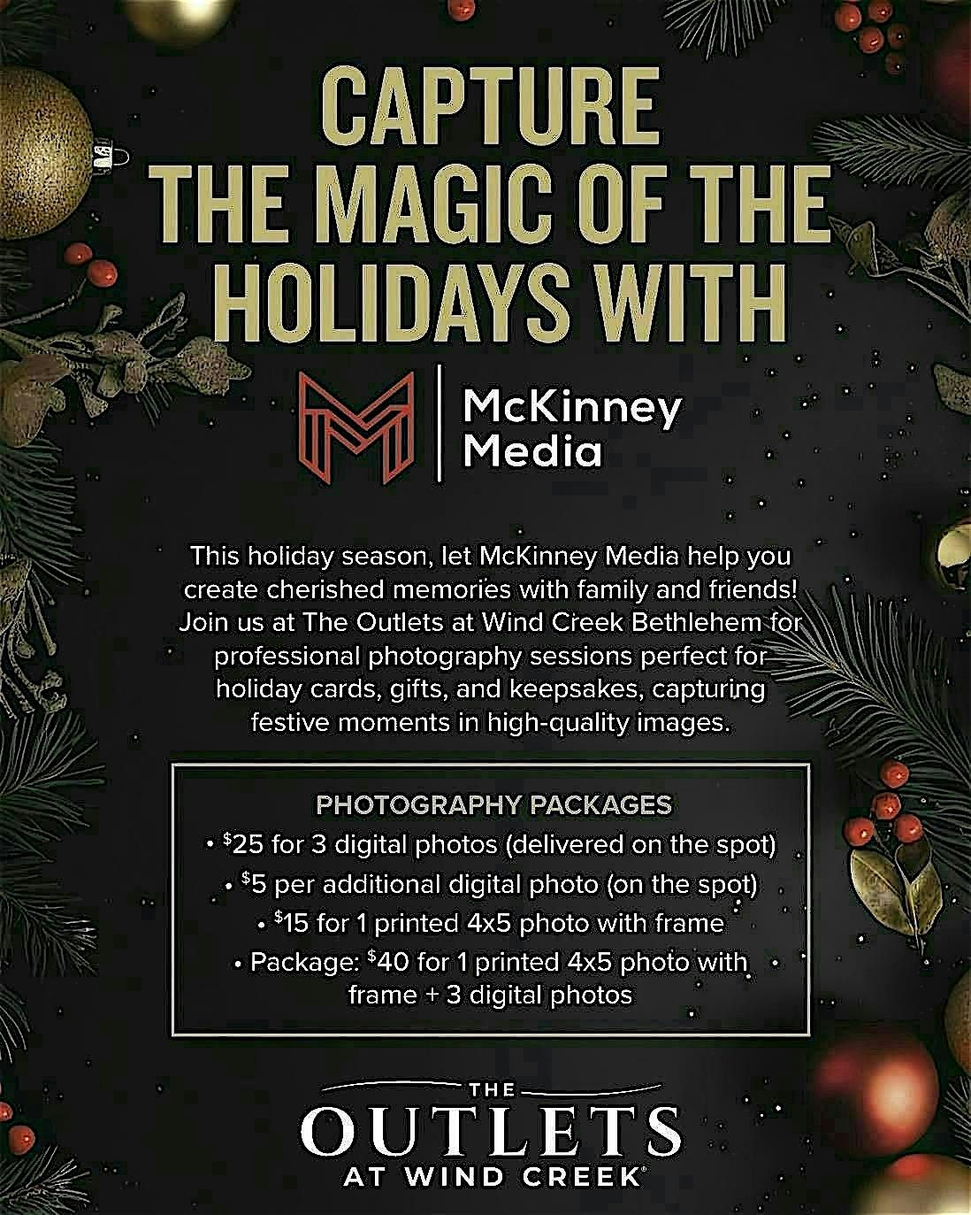 Holiday Photos at The Outlets at Wind Creek