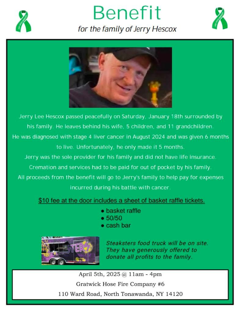 Benefit for Jerry Hescox