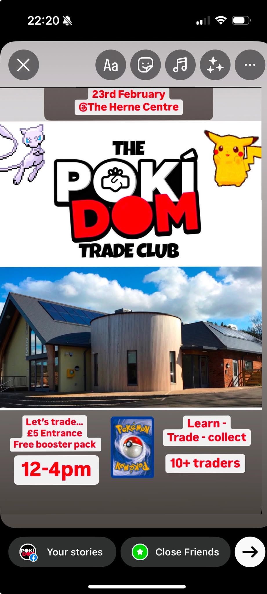 The Pokidom Trade Club @The Herne Centre 