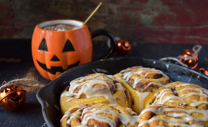 Take-and-Bake Spooky Cinnamon Rolls