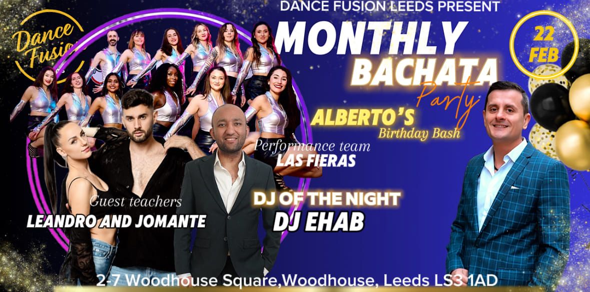 Leeds Monthly Bachata Party | Leandro & Jomante | DJ Ehab