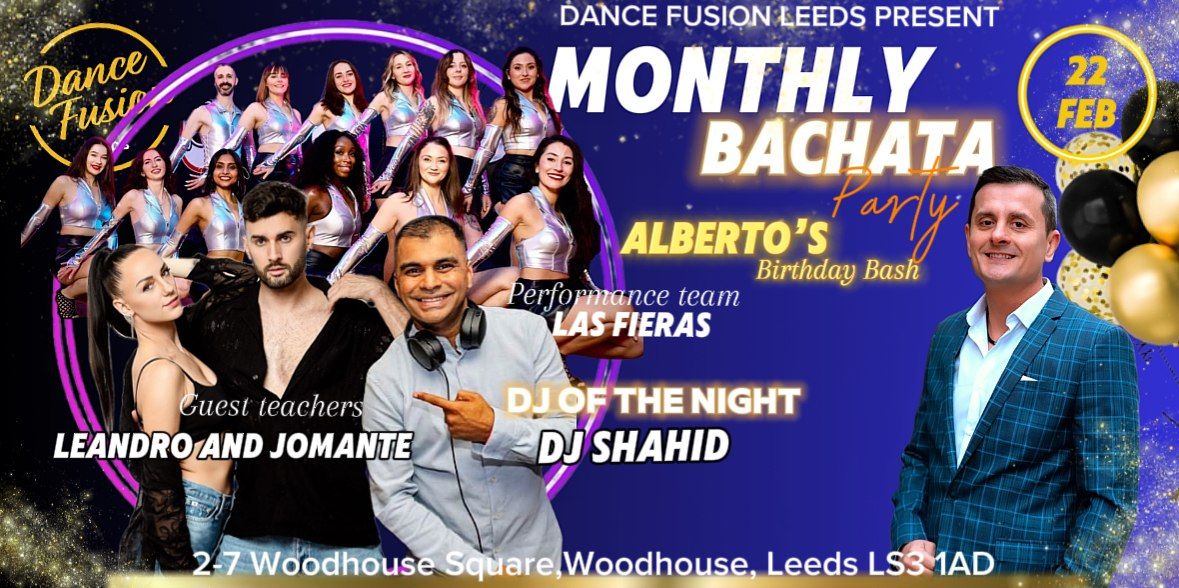 Leeds Monthly Bachata Party | Leandro & Jomante | DJ Shahid