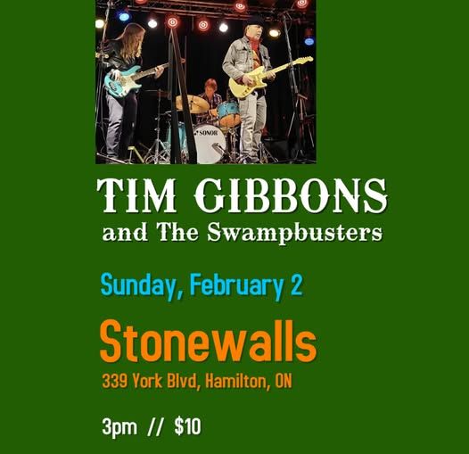 Tim Gibbons & Swampbusters  at Stonewalls Hamilton